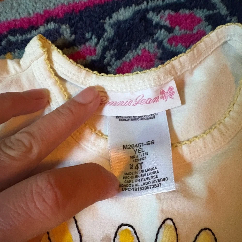 Gymboree Bonnie Jean 4T Girls Floral Skirt Yellow Daisy Shorts Set bundle lot